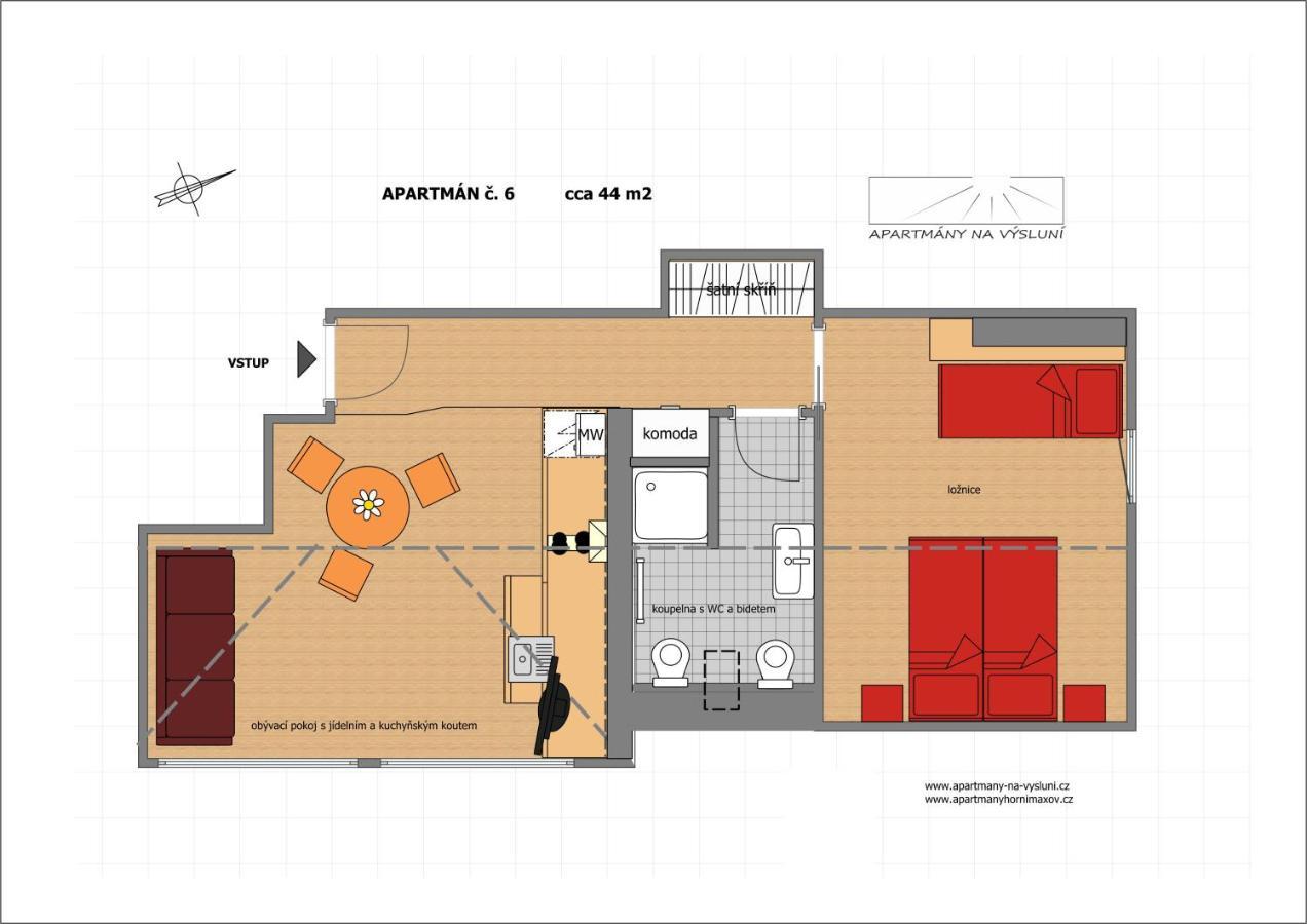 Apartmany Na Vysluni Horní Maxov Buitenkant foto