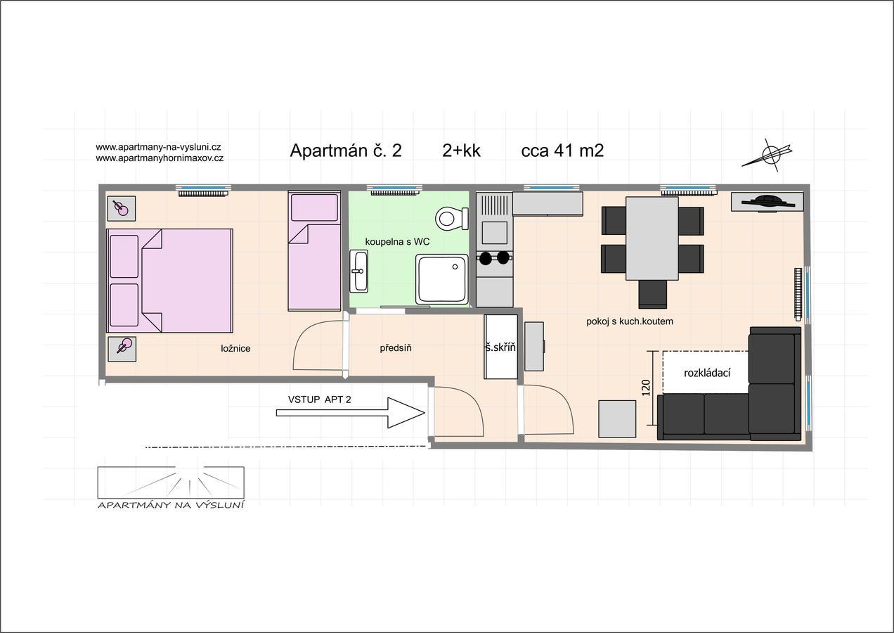Apartmany Na Vysluni Horní Maxov Buitenkant foto